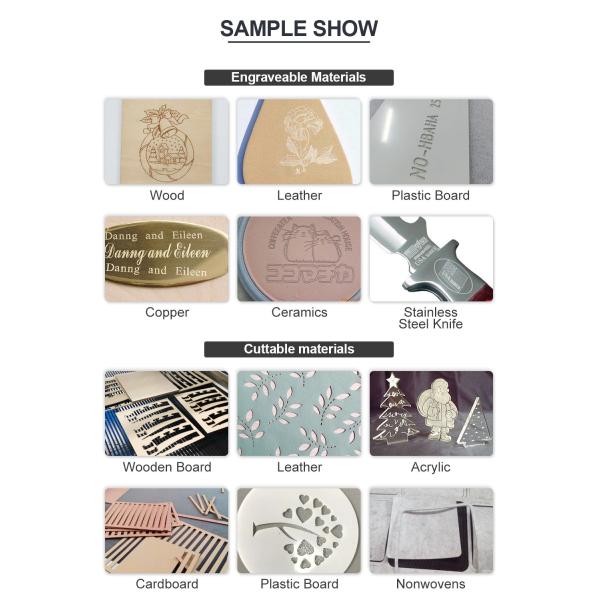 Handheld Bluetooth Laser Marking Machine For Wood Bamboo Acrylic Leather Paper