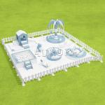 Real Soft Play Equipment Soft Play Purple Pink Foam Indoor Soft Play Fence