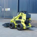 Powerful Huade Hydraulic Pump Diesel Track Skid Steer Loader 4 in 1 Bucket