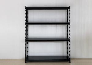 China Light Duty Capacity 50kg Boltless Rivet Shelving 4 Shelf Metal Rack factory