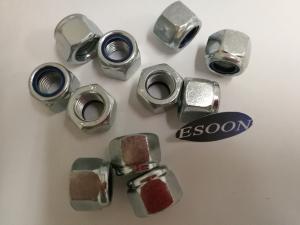 China M12*1.5 DIN982 Tall Nylon Insert Hex Lock Nut,ISO7040 standard,Zinc plated surface,Carbon steel Grade 8 class factory