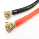 Flexible Silicone Cable 5000/ 0.08 4AWG Tinned Copper Conductor Silicone Rubber