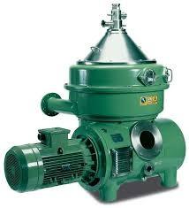 5000L / H Centrifugal Industrial Oil Separator Vertical Nozzle Type Stainless