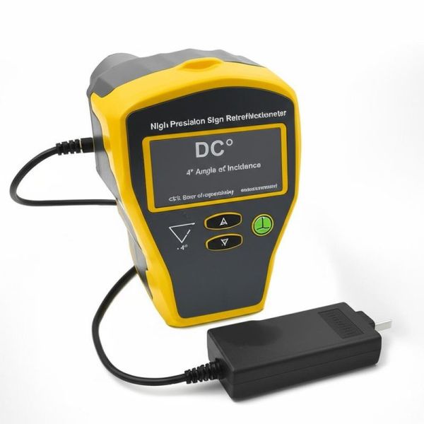 High Precision Sign Retroreflectometer -4° Angle of incidence DC 8.4V Charger ≤2