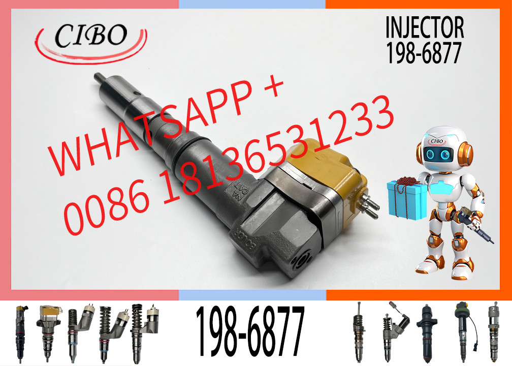 Common Rail Injector 20R-4147 198-6877 222-5966 173-9268 198-7912 232-1168 156-3895 204-2467 For C+ 3412