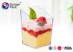 Disposable Plastic Dessert Cup 85Ml Food Grade Plastic Dessert Cup