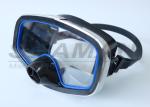 Single window Diving Mask with nose Purge Valve Silicone Skirt and Metal Frame