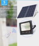 200W Power Solar Billboard Light Security Flood Lights 8800L Stainless Steel