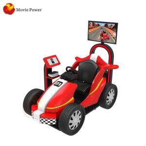China Movie Power Children Amusement 9D Simulator Virtual Reality Racing Game Machine factory