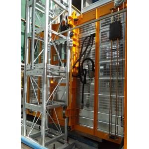 Yellow Color Building Site Hoist 8 Rack Module With Frequency Control Motors
