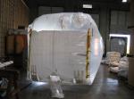 20 Foot Fish Meal Dry Bulk Container Liner 3 Side Zipper