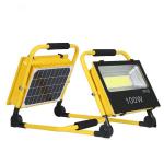 No Air Pollution LED Flood Light with IP67 Waterproof, LiFePO4 Battery & Flicker