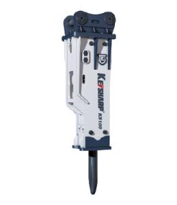 China KS100 Silenced Type Hydraulic Excavator Breaker 75mm Chisel Diameter factory