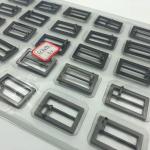 Customized 25mm Nickel Needlepoint Belt Buckle With Electroplating