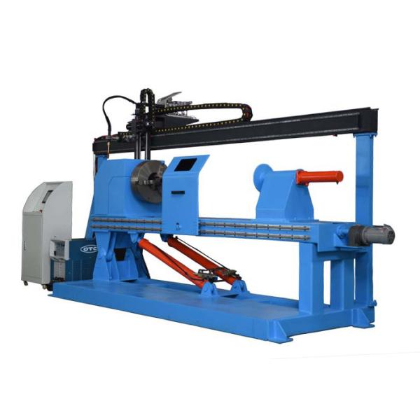 China Carbon Steel Manual 60HZ 2500mm Seam Gantry Welding Machine factory
