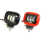 The Newest Super Bright Red/Black, Square/Round 4.5 Inch Rectangle 30W Work