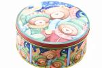 D181x74mm Packaging tins Custom Tin Boxes Tea Tins Wholesale Metal Cookie Tins