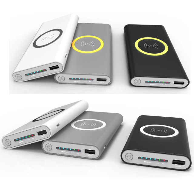 10000mAH Wireless Portable Charger Power Bank Compatible with iPhone X, iPhone 8, 8 Plus, Samsung Galaxy S9 S8 S7 etc.
