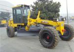 3 Section Driving Axle Heavy Equipment Grader , Hydraulically Controlled Road