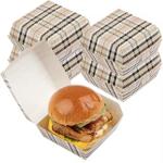 Fast Food Packaging Box Biodegradable Paper Cardboard Burger Box in Customized