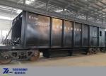 Mine Cargo 120km/H Railway Freight Car Train 60t Load Covered Roof