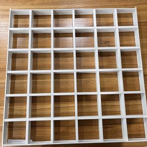 China Aluminum 595x595mm Grid Ceiling Tiles For Shopping Mall Customized Size factory