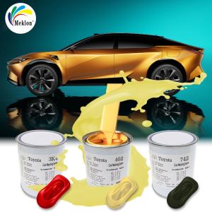 China Scratch And Chip Resistant Ready Mixed Car Paint For Toyota 4Q2 Champagne Gold factory