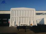3 Axle 50 Tons Fence Cargo Trailer 18mm Thickness Rim