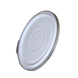 China 51cm Round Drum Lids White Plastic Lid For Fiber Drums And factory