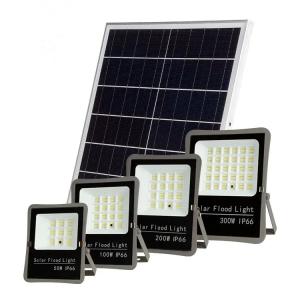 China Energy Saving Outdoor Waterproof LED Solar Flood Light 50w 100w 200w 300w factory