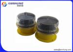 Mini Panel Solar Aviation Obstruction Light Low Power Consumption Long Life Span