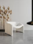 Fabric Leisure Chair Living Room Furniture White cloth Fabric Leisure Chair