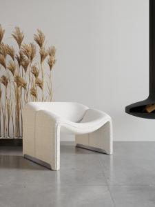 China Fabric Leisure Chair Living Room Furniture White cloth Fabric Leisure Chair factory