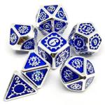 Colorful Gear Solid Metal Dice Set Board Game Kuusu DND RPG
