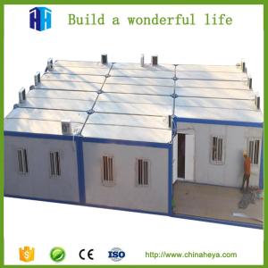 China Cheap refugee camp prefab home/mobile camp house/standard prefab house factory