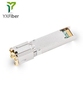 China 10G UPT RJ45 30m Copper SFP Module For Network Firewall factory