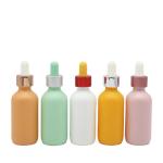 120ml 240ml Perfume Aromatherapy Boston Round Jars With Droppers