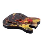 Polished Alder Ash Wood Guitar Body For TL Electric Guitar With French