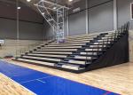 Travelling Retractable Seating System / Plywood Deck Movable Stadium Seating