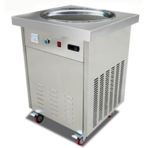 China Fast Frosting Speed 1.5kw Ice Making Machine Fried Ice Cream Roll Machine on sale