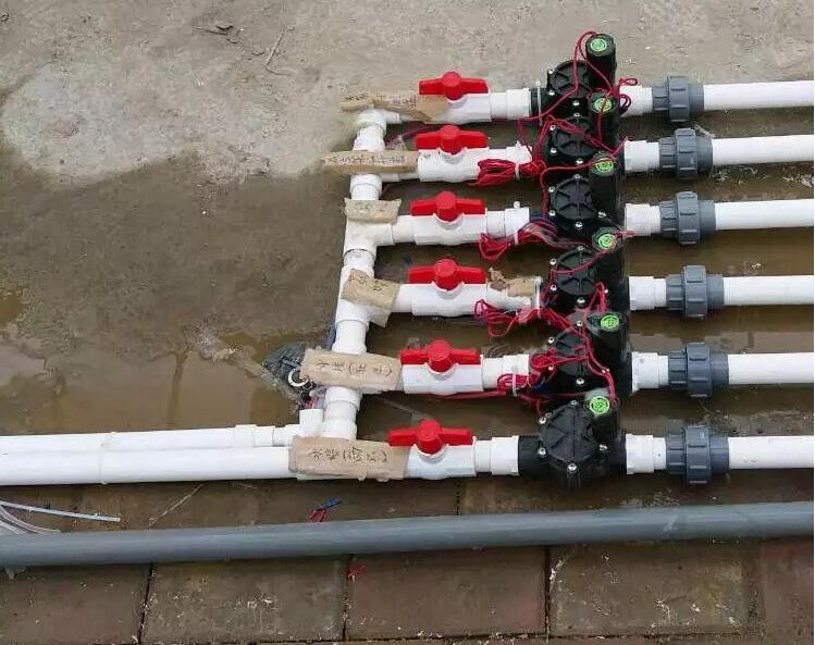 Nylon 1 inch Plastic Irrigation 9v Water Control Valves DC Latching