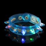 Multi-Color Push Button Spike LED Bracelet For Concert,Carnivals, Sporting