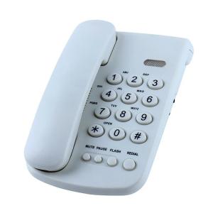 China RoHS Wall Mountable Corded Phone Wall Corded Phone With White Keys factory