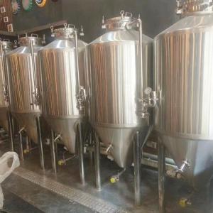 China 220V/110V CE ISO TUV Vertical Type Automatic Beer Brewing System for Food Shop factory