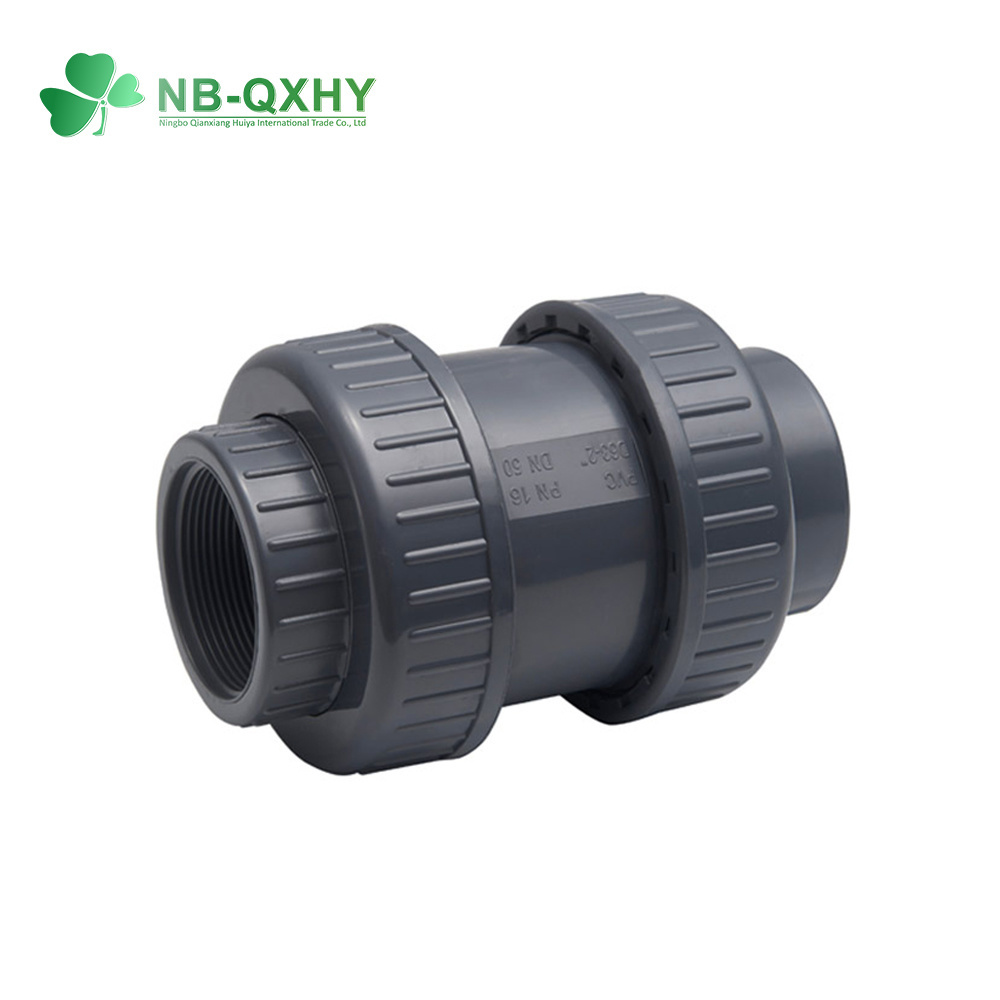 DIN JIS ANSI Standard Plastic Check Valve PVC UPVC True Union Check Valve