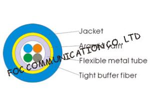 China Multicore Optical Fiber Cable Armored Flexible and Suitable For Long Distance factory