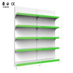Factory Good Quality Grocery Shelf Pharmacy Shelving Frosted Gray Supermarket