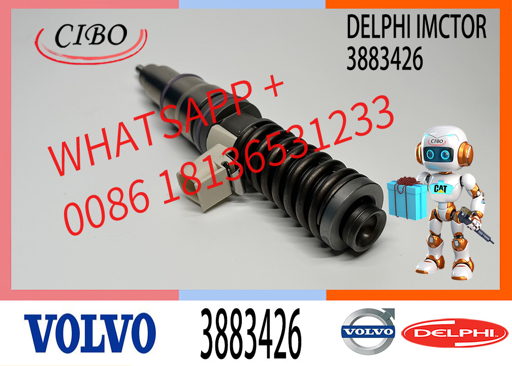 3883426 EC700 D16 Fuel Injector Common Rail Injector BEBE5H00001 03883426 04085436 3801144 E3.24