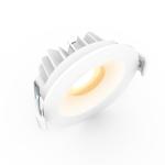 Warm White Dimmable COB LED Downlight Durable Recessed 9W IP54