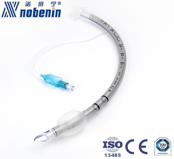 China PVC Reinforced Endotracheal Tube Smooth Tip Murphy Eye 4.0 - 10.0 Et Tube factory